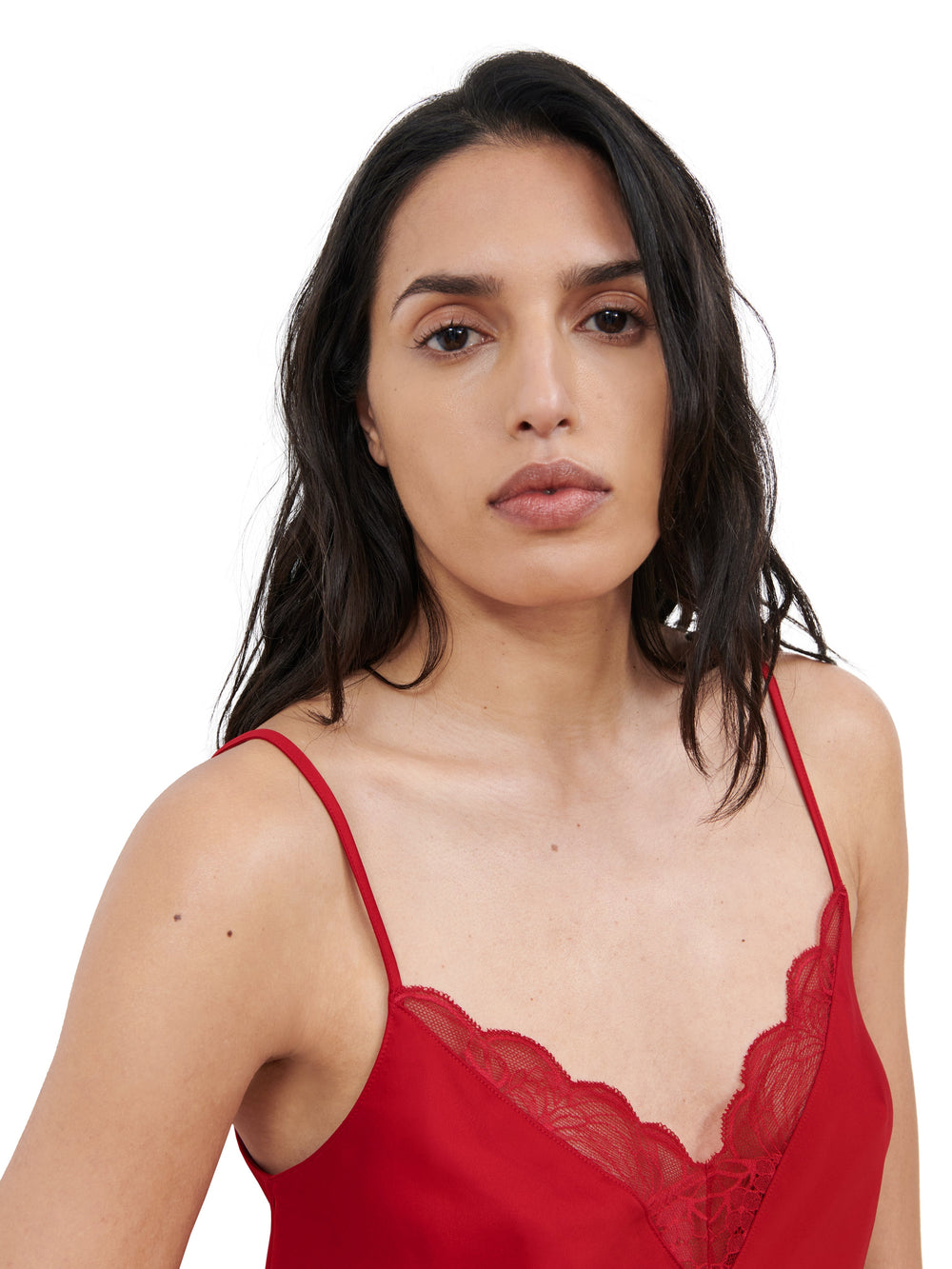Chantelle - Midnight Flowers Caraco Scarlet Camisole Chantelle