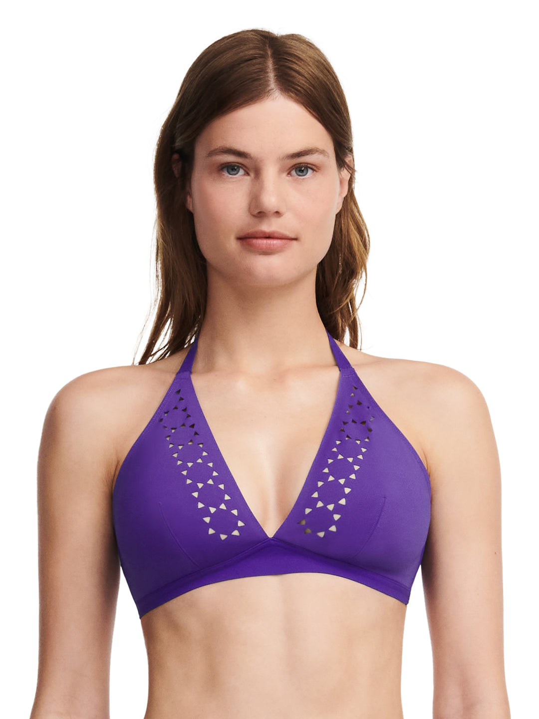 Chantelle Swimwear - Pure Solar Wirefree Triangle Bra Ultra-violet Blue