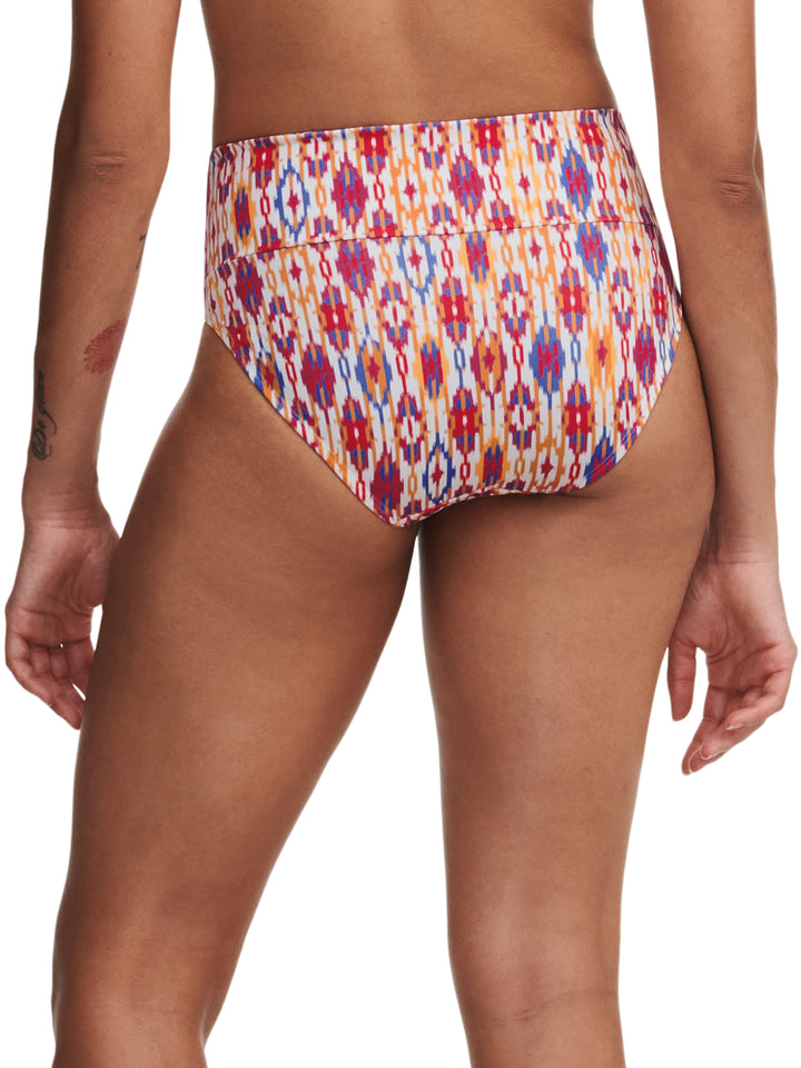 Chantelle Swimwear - Devotion Full Brief Red Ikat