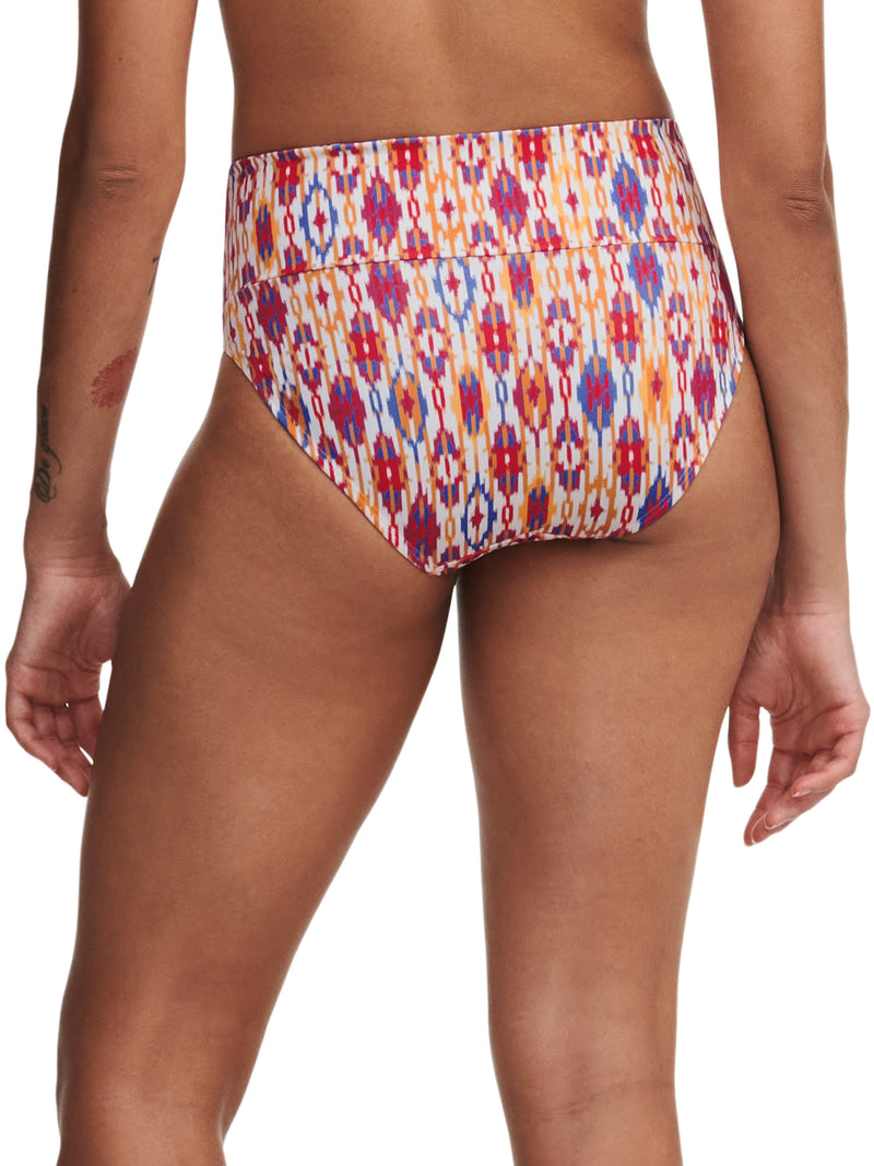 Chantelle Swimwear - Devotion Full Brief Red Ikat