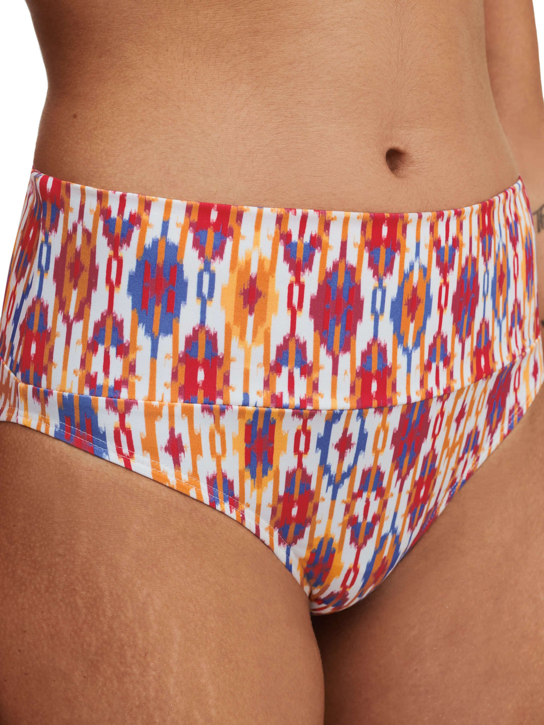 Chantelle Swimwear - Devotion Full Brief Red Ikat