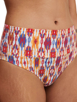 Chantelle Swimwear - Devotion Full Brief Red Ikat