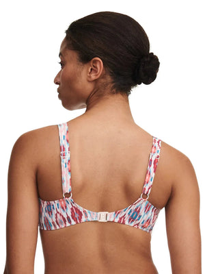 Chantelle Swimwear - Devotion Covering Underwired Bra Turquoise Ikat