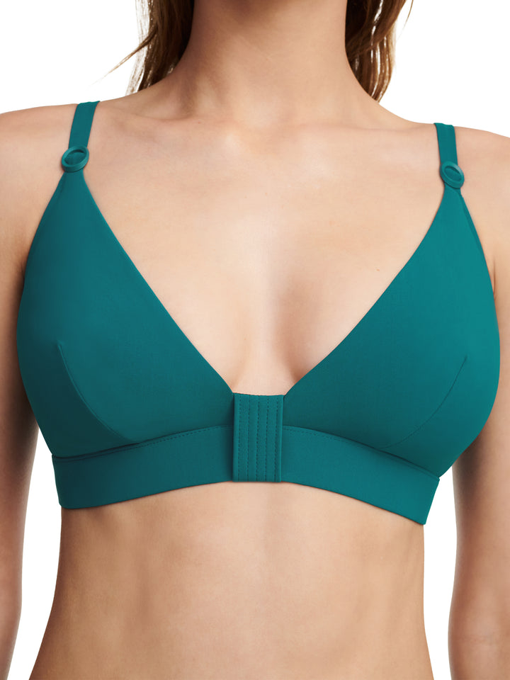 Chantelle Swimwear - Celestial Wirefree Triangle Bra Greenish blue