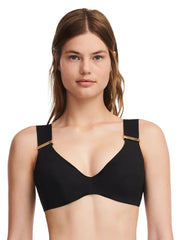 Chantelle Swimwear - Impressive Plunge Underwired Bra Black