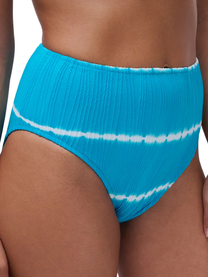 Chantelle Swimwear - Swim One Size Full Bikini Brief Blue Shibori