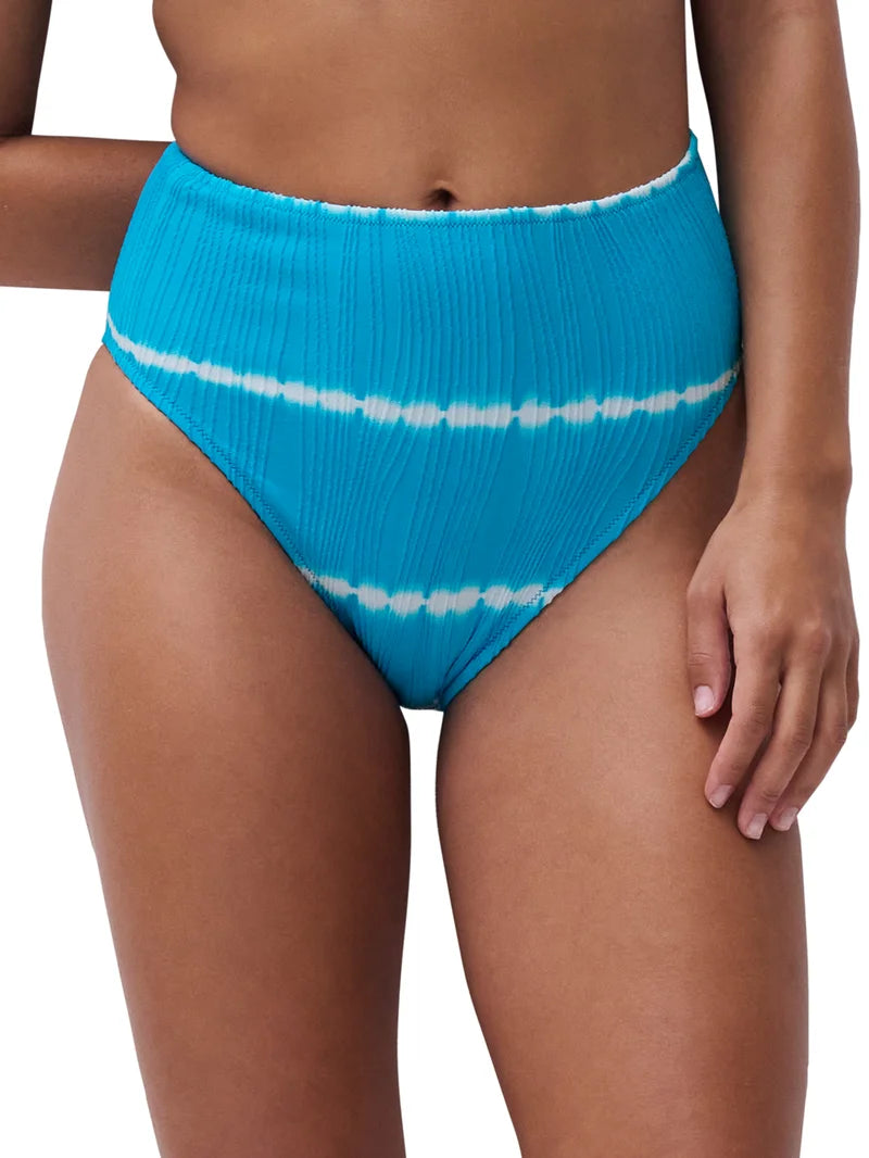 Chantelle Swimwear - Swim One Size Full Bikini Brief Blue Shibori