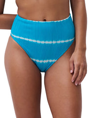 Chantelle Swimwear - Swim One Size Full Bikini Brief Blue Shibori