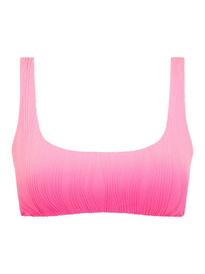 Chantelle Swimwear - Swim One Size Wirefree T-Shirt Bikini Pink Tie And Dye