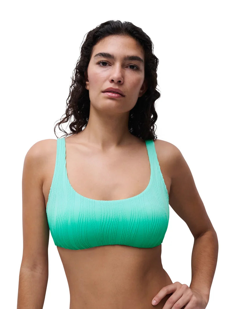 Chantelle Swimwear - Swim One Size Wirefree T-Shirt Bikini Lagoon Tie And Dye