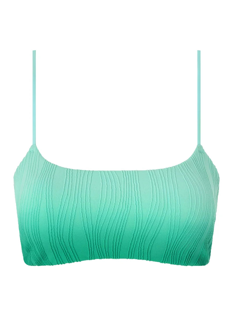 Chantelle Swimwear - Swim One Size Wirefree Bandeau T-Shirt Bikini Lagoon Tie And Dye