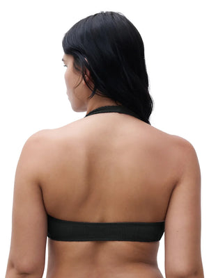 Chantelle Swimwear - Reggiseno a T-shirt senza ferretto e scollo a V, taglia unica, nero