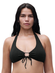 Chantelle Swimwear - Reggiseno a T-shirt senza ferretto e scollo a V, taglia unica, nero