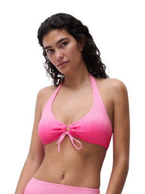 Chantelle Swimwear - Swim One Size Wirefree Plunge T-Shirt Bikini Pink Tie And Dye