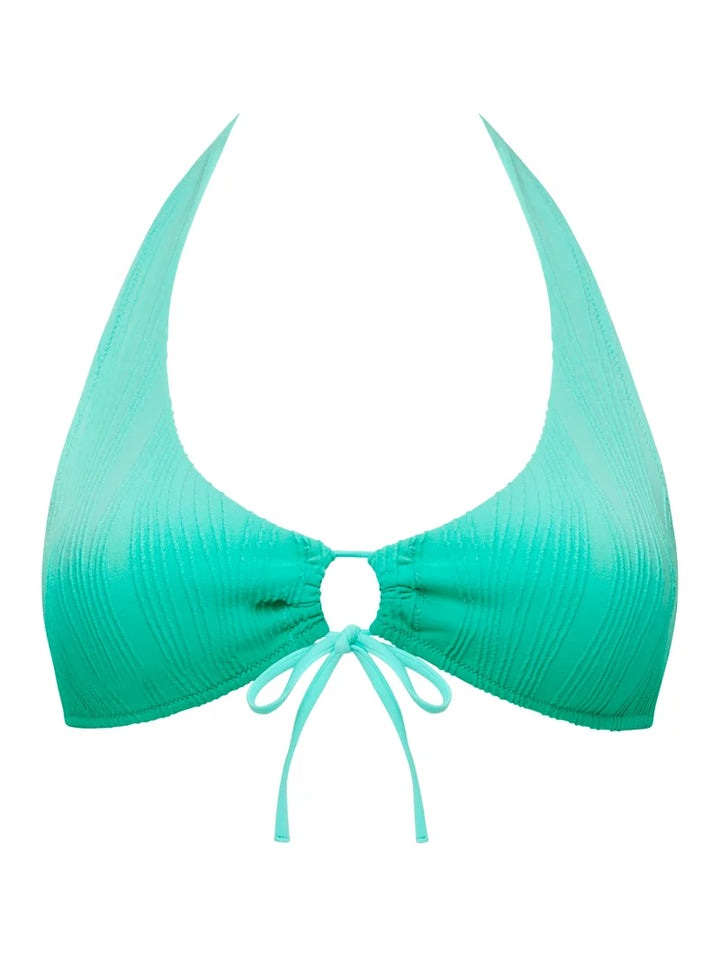 Chantelle Swimwear - Swim One Size Wirefree Plunge T-Shirt Bikini Lagoon Tie And Dye