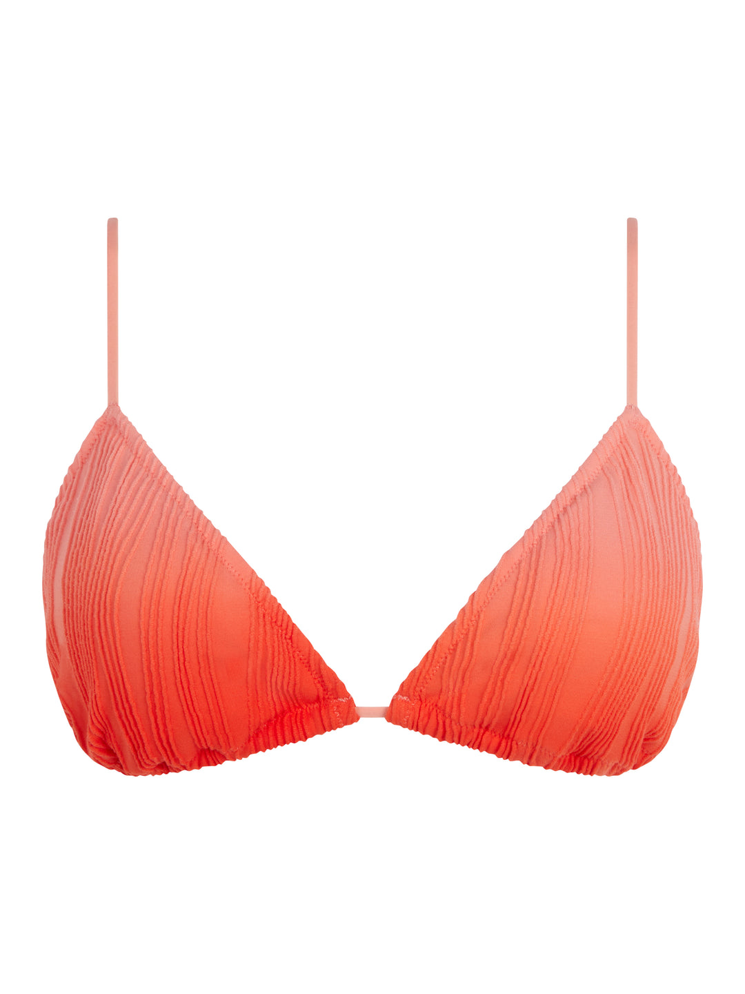 Chantelle Swimwear - Swim One Size Wirefree Triangle T-Shirt Bra Orange tie & dye