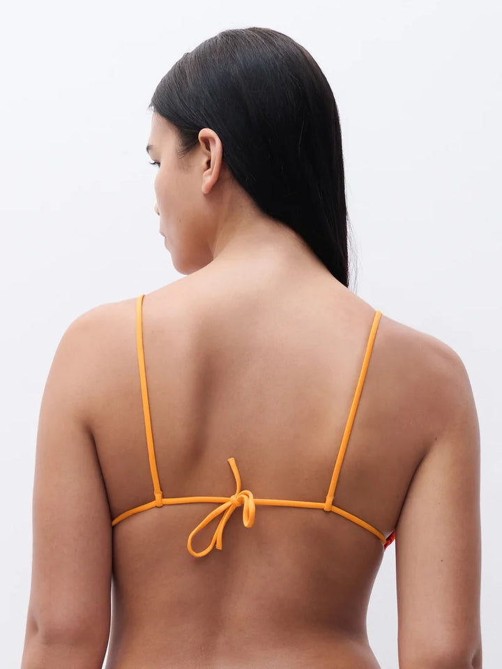 Chantelle Swimwear - Swim One Size Wirefree Triangle T-Shirt Bra Sunrise Tie & Dye