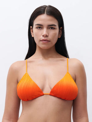 Chantelle Swimwear - Swim One Size Wirefree Triangle T-Shirt Bra Sunrise Tie & Dye