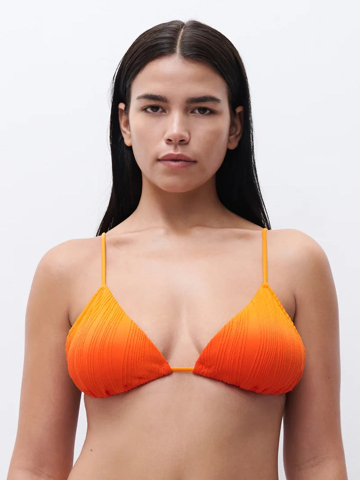 Chantelle Swimwear - Swim One Size Wirefree Triangle T-Shirt Bra Sunrise Tie & Dye