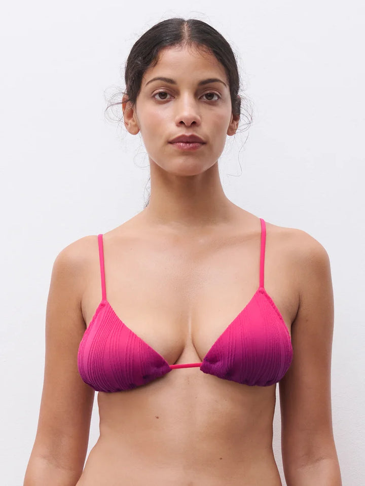 Chantelle Swimwear - Swim One Size Wirefree Triangle T-Shirt Bra Sunset Tie & Dye