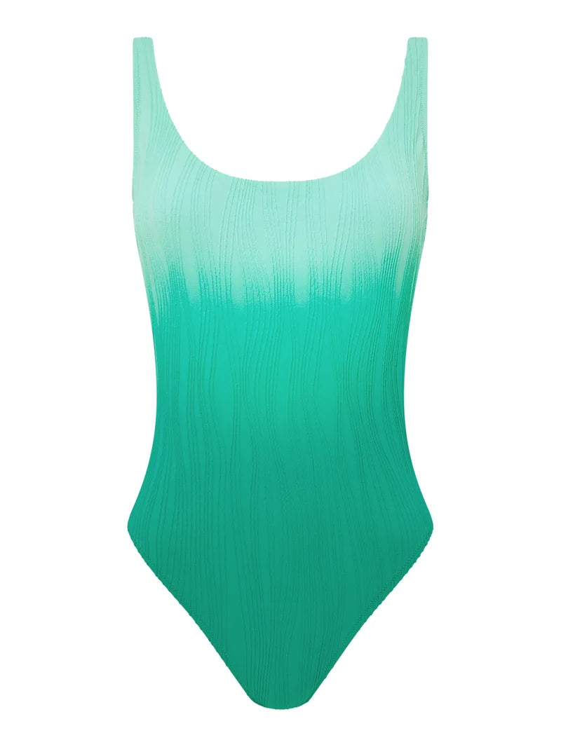 Chantelle Swimwear - Swim One Size Wirefree T-Shirt Swimsuit Lagoon Tie And Dye
