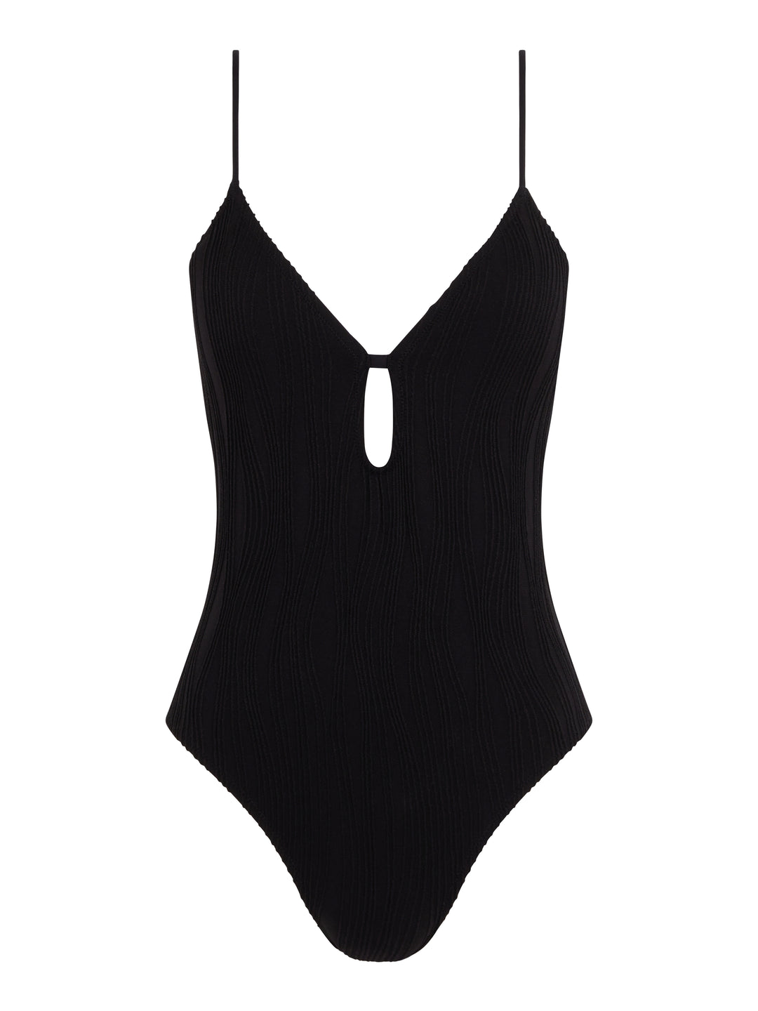 Chantelle Swimwear - Swim One Size Wirefree Plunge T-Shirt Swimsuit Black