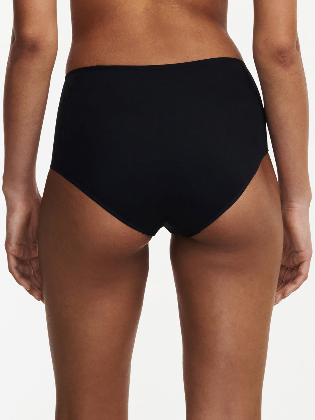 Chantelle Norah High Waisted Covering Full Brief - Black Full Brief Chantelle 