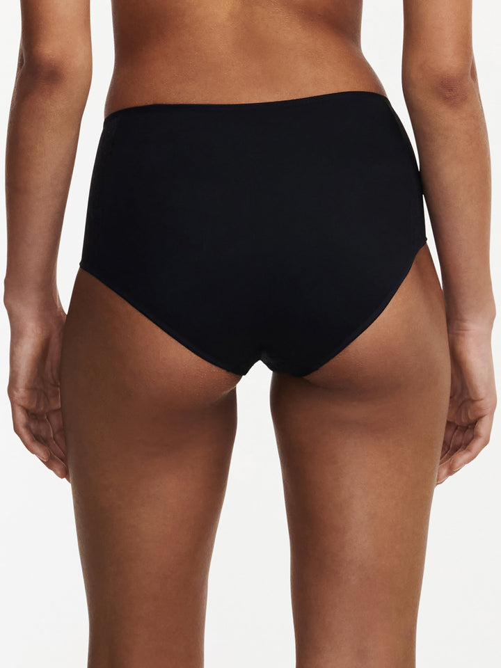 Chantelle Norah Braguita completa de talle alto - Black Full Brief Chantelle