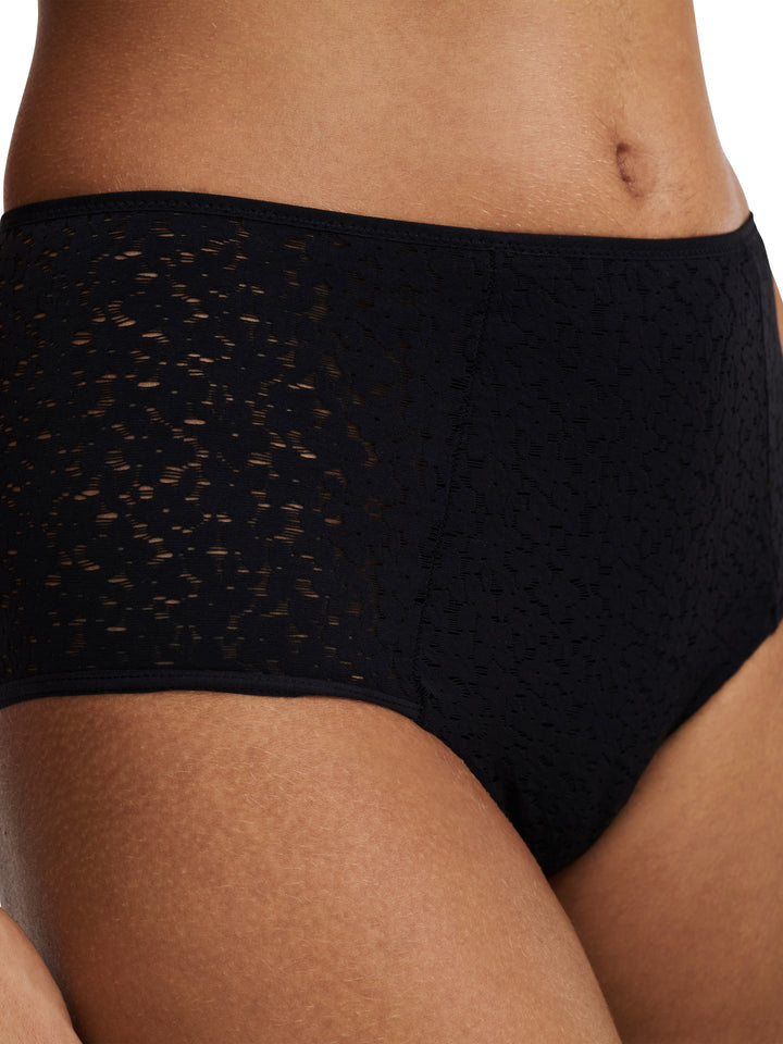 Chantelle Norah Braguita completa de talle alto - Black Full Brief Chantelle