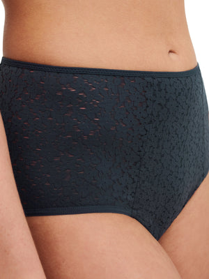 Chantelle EasyFeel - Norah High Waisted Covering Full Brief Navy Dark Blue Full Brief Chantelle EasyFeel 