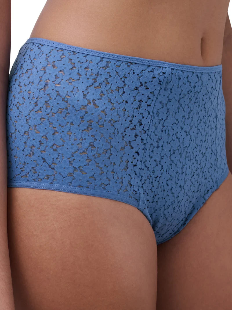 Chantelle - Norah High-Waisted Full Brief Ocean Blue