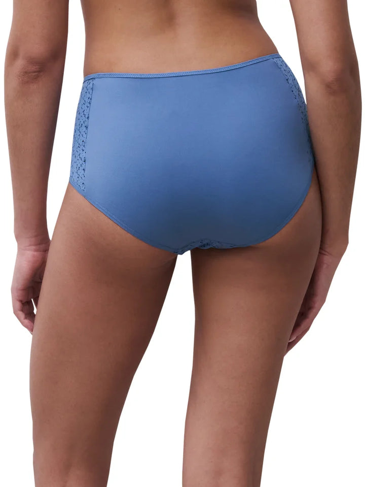 Chantelle - Norah High-Waisted Full Brief Ocean Blue