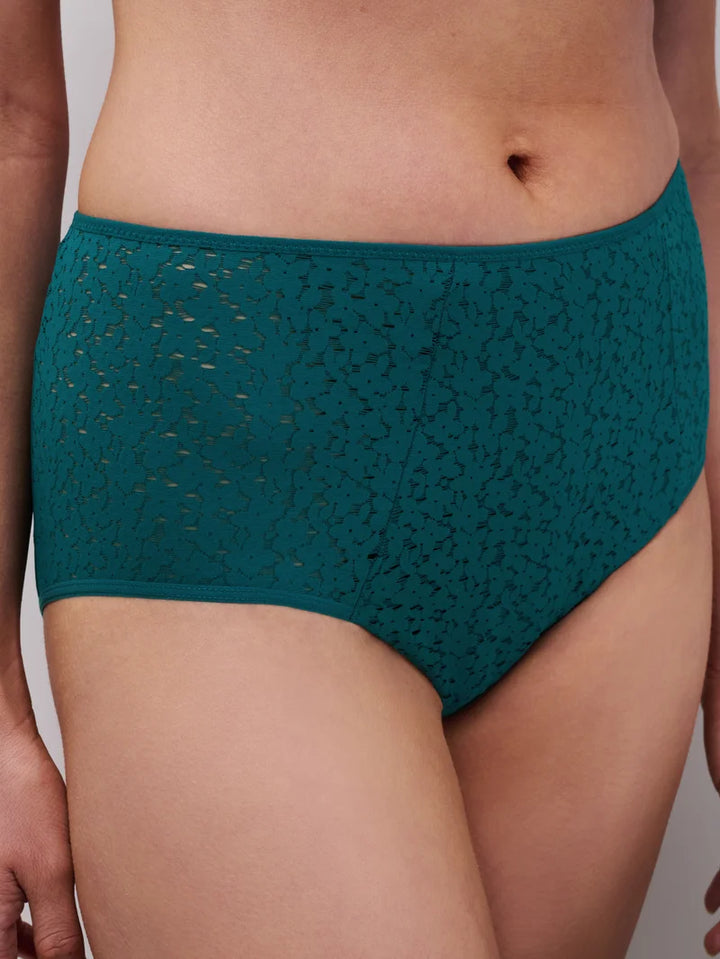 Chantelle - Norah High-Waisted Full Brief Oriental Green