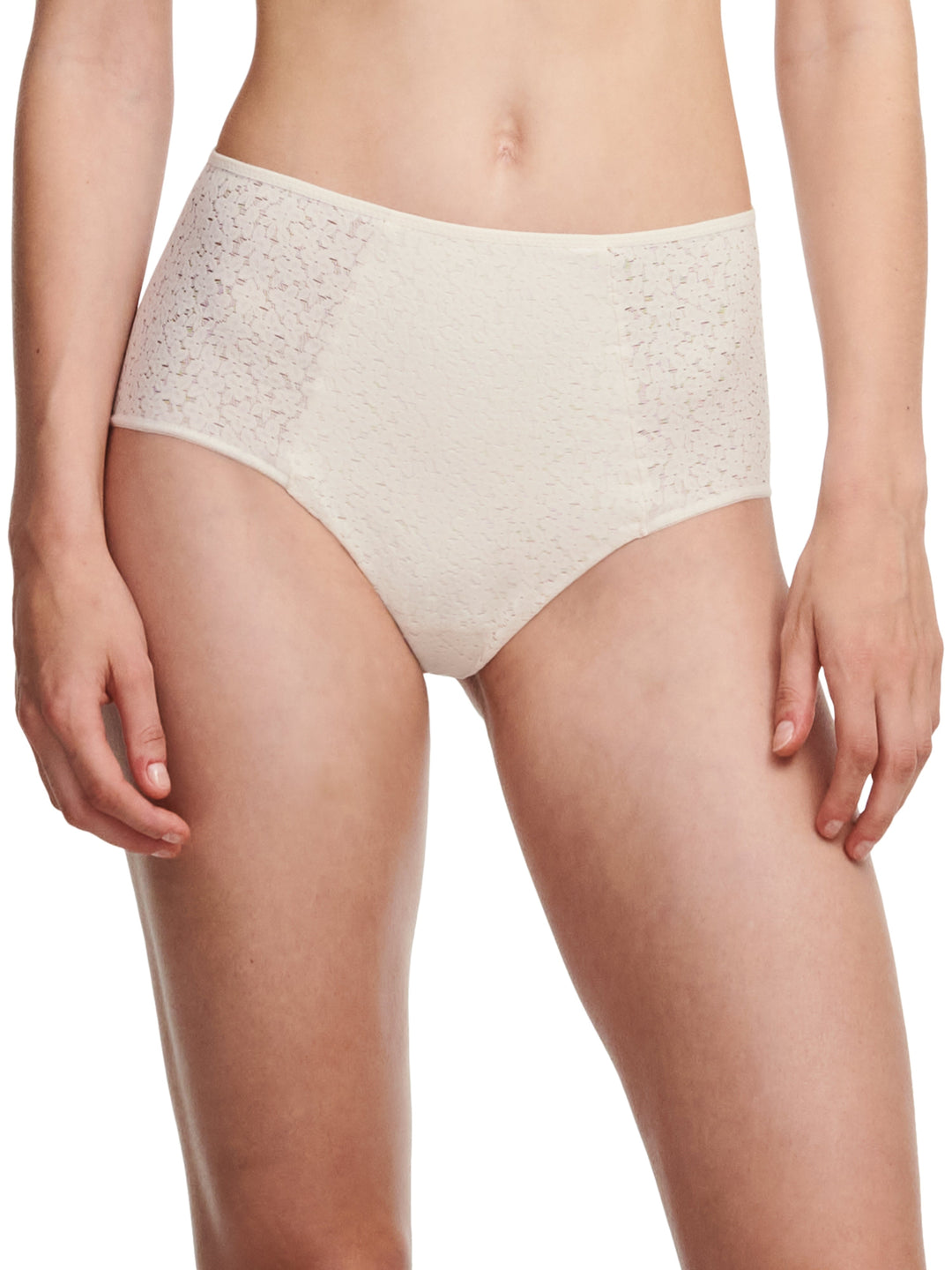 Chantelle Norah High Waisted Covering Full Brief - Pearl Full Brief Chantelle 