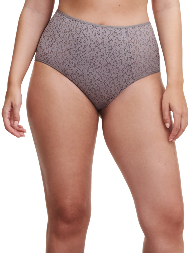 Chantelle Easyfeel - Norah High-Waisted Full Brief Purple Grey
