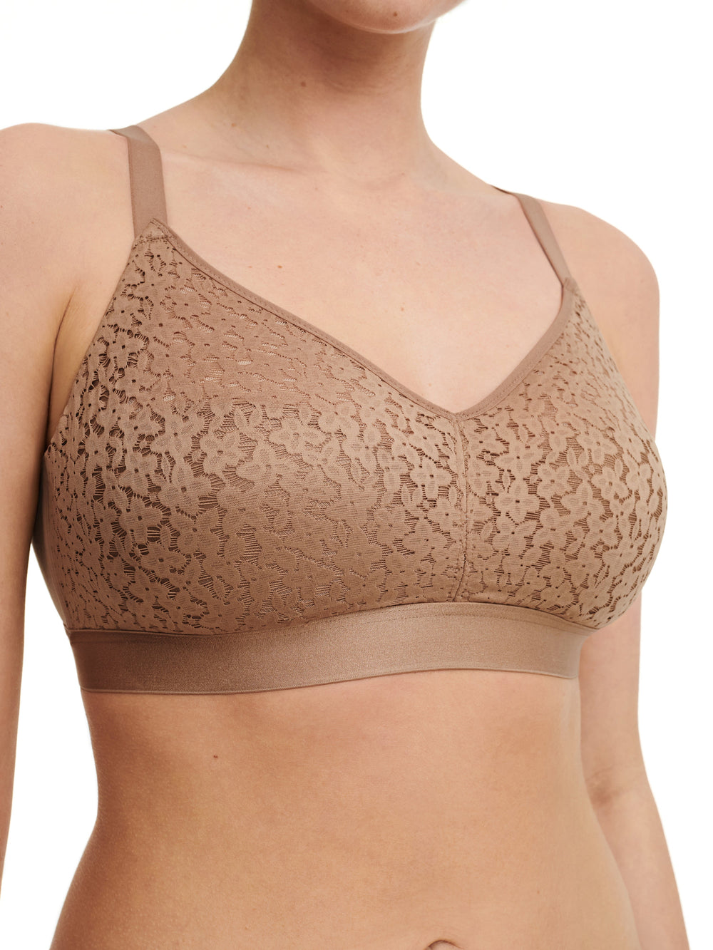 Chantelle Easyfeel - Norah Wirefree Support Bra Coffee Latte Wireless Bra Chantelle EasyFeel 