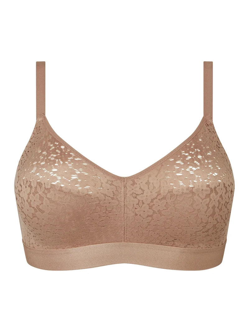 Chantelle Easyfeel - Norah Wirefree Support Bra Coffee Latte