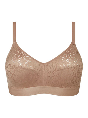 Chantelle Easyfeel - Norah Wirefree Support Bra Coffee Latte