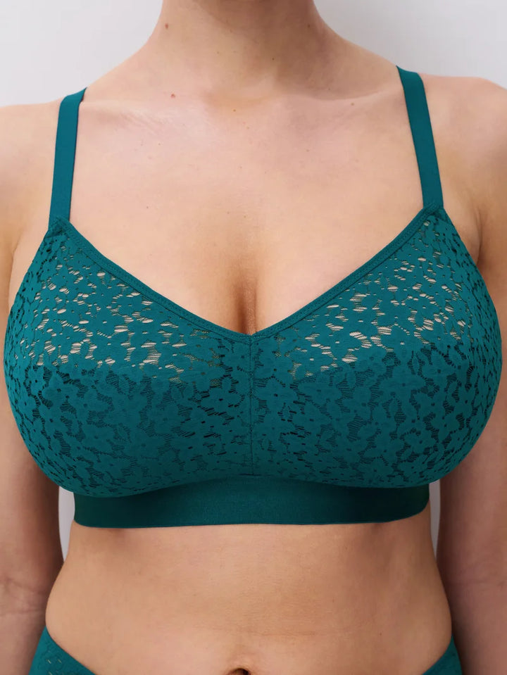 Chantelle - Norah Wirefree Support Bra Oriental Green