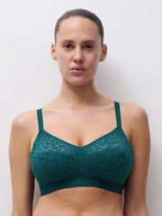 Chantelle EasyFeel - Norah Wirefree Support Bra Oriental Green