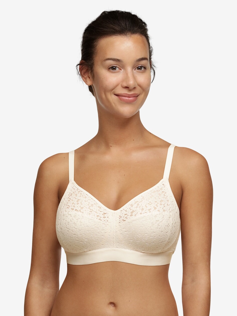 Chantelle Norah Wirefree Support Bra - Pearl Soft Bra Chantelle 