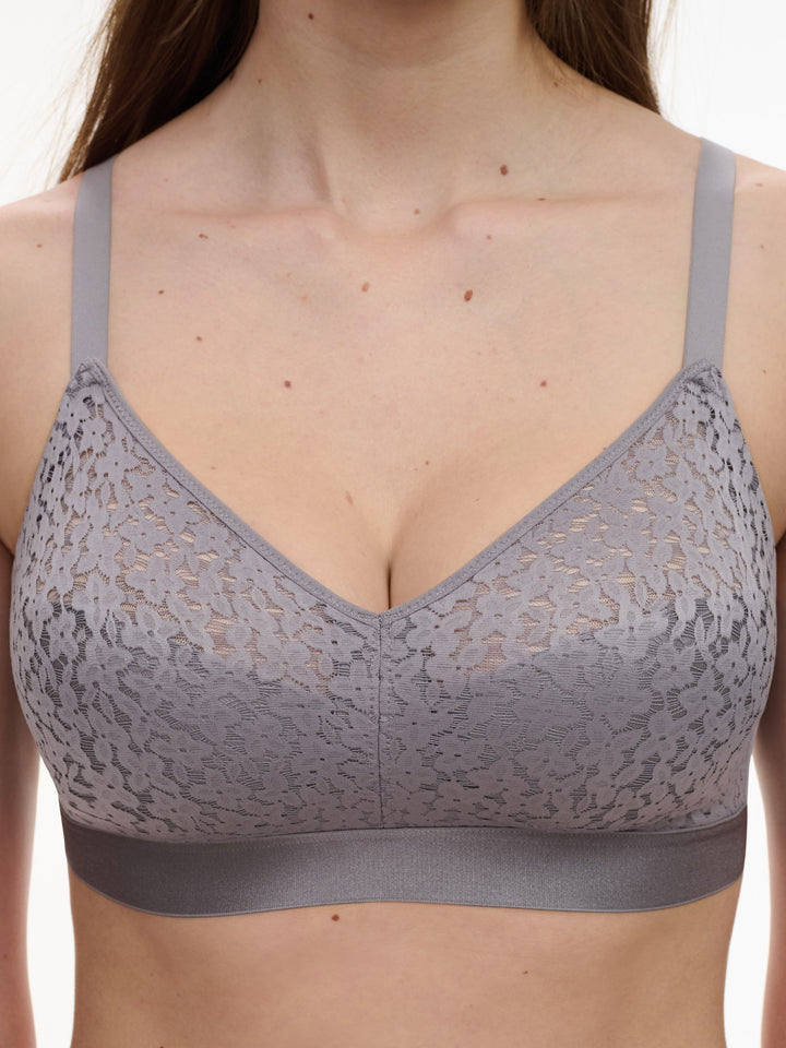 Chantelle Easyfeel - Norah Wirefree Support Bra Purple Grey