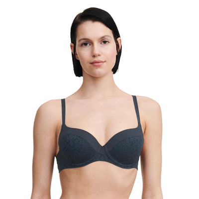 Chantelle EasyFeel -  Norah Underwired Covering Bra Navy Dark Blue