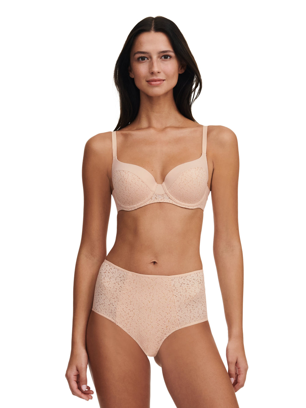 Chantelle Norah Underwired Covering Bra - Golden Beige Full Cup Bra Chantelle 