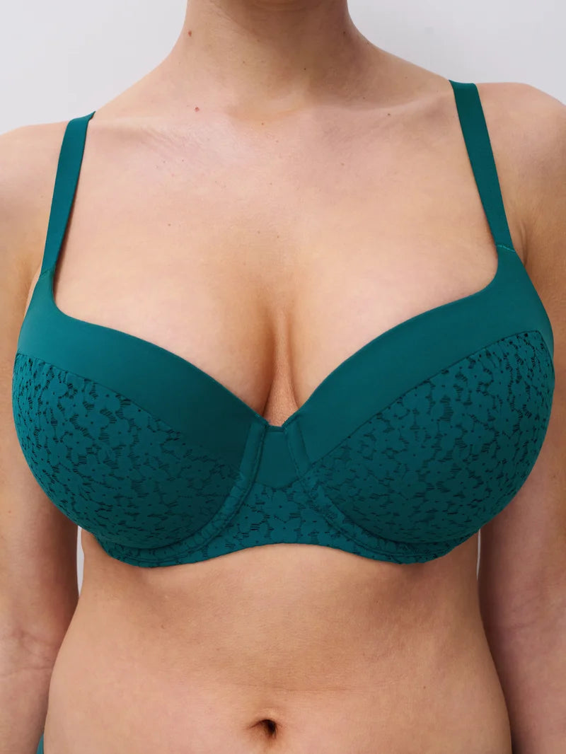 Chantelle - Norah Covering T-Shirt Bra Oriental Green