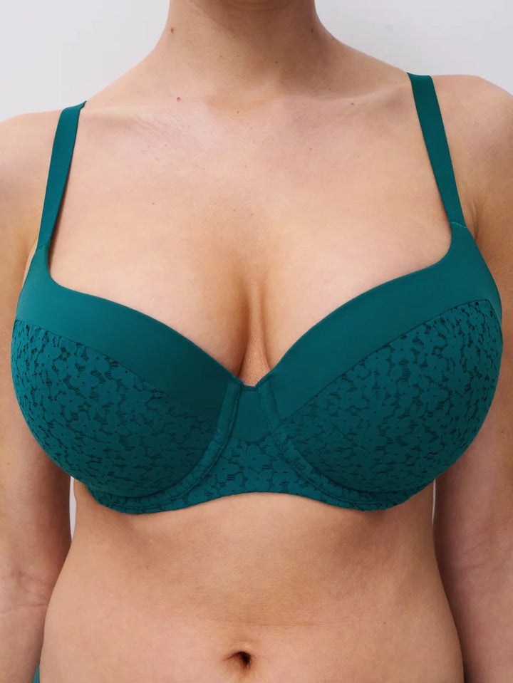 Chantelle - Norah Covering T-Shirt Bra Oriental Green