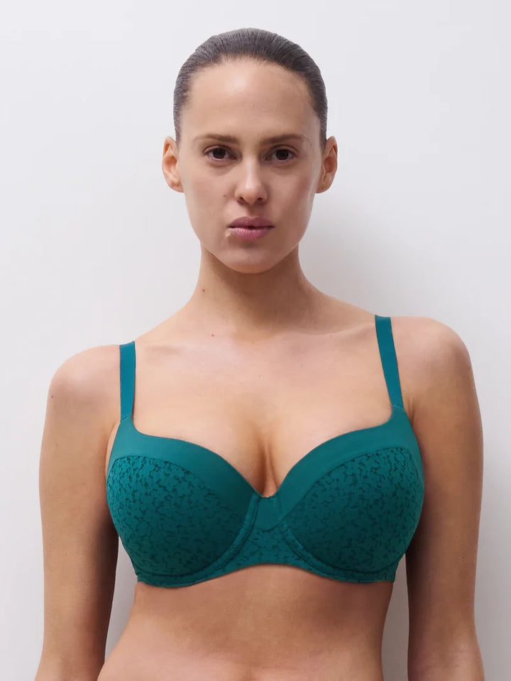 Chantelle - Norah Covering T-Shirt Bra Oriental Green