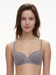 Chantelle Easyfeel - Norah Underwired Covering Bra Purple Grey