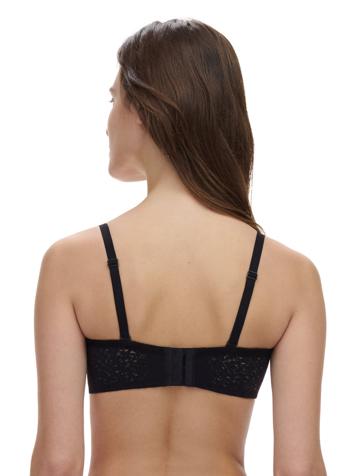 Chantelle EasyFeel - Norah Bandeau Underwired Bra Black