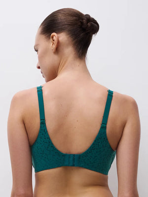 Chantelle EasyFeel - Reggiseno a T-shirt Coprente Norah Verde Orientale